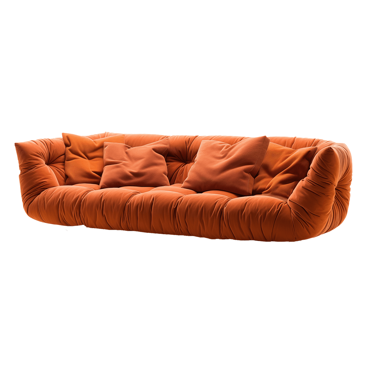 Modern Fabric Arm Chair - Görsel 4